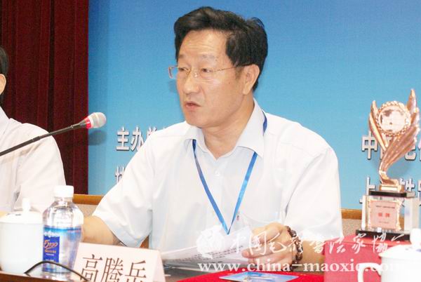 中国书画艺术研究院院长高腾岳讲话