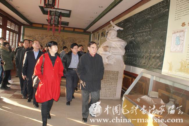 中国毛体书法家协会参观七贤祠