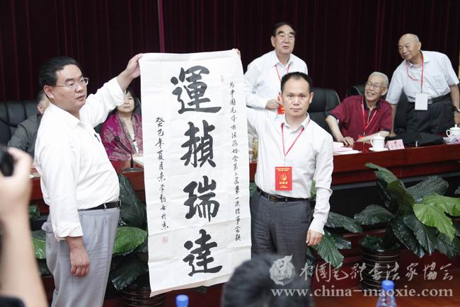 中国毛体书法家协会会长景学勤将军作品展示