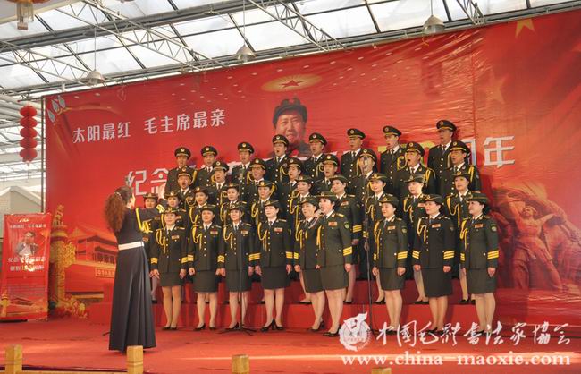 中国毛体书法家协会参加此次活动